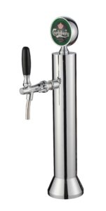 1 tap chrome beer font with lens front