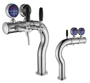 2 taps curvy beer font F98B22-2