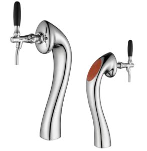 Curved single beer tap font F98B23-1