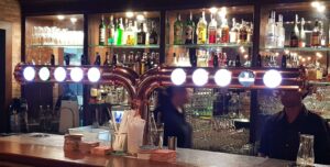 Y shape brahus beer tower 10 taps copper